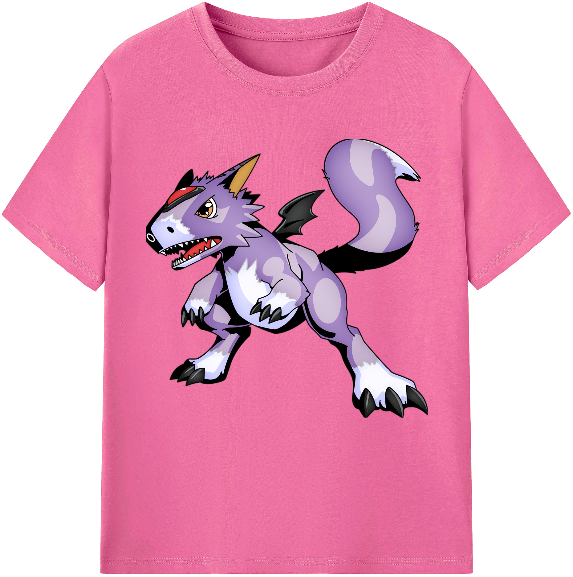 （画像用） Digimon デジタルモンスター/デジモン レディースカジュアルプリントTシャツ（綿100％）